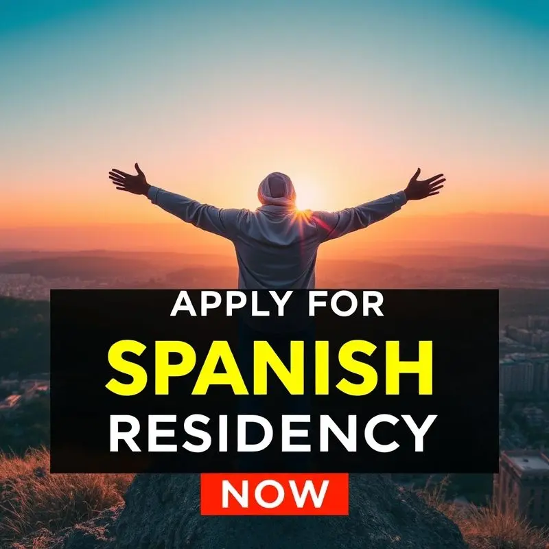 Arab man overlooking a Spanish city at sunset with arms open wide.