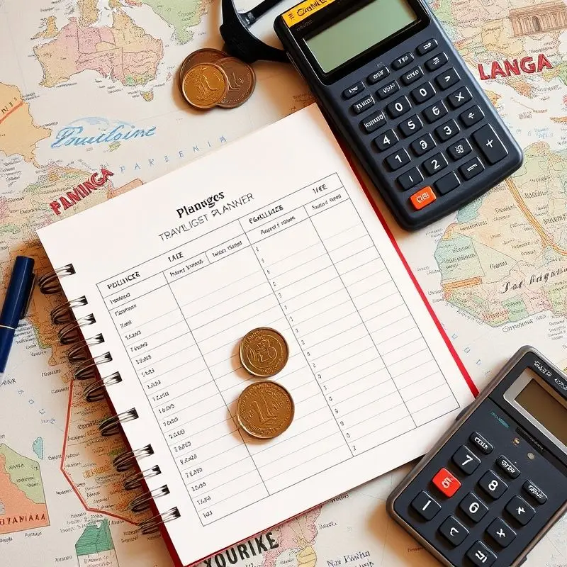 Planning a travel budget for a Spain trip.