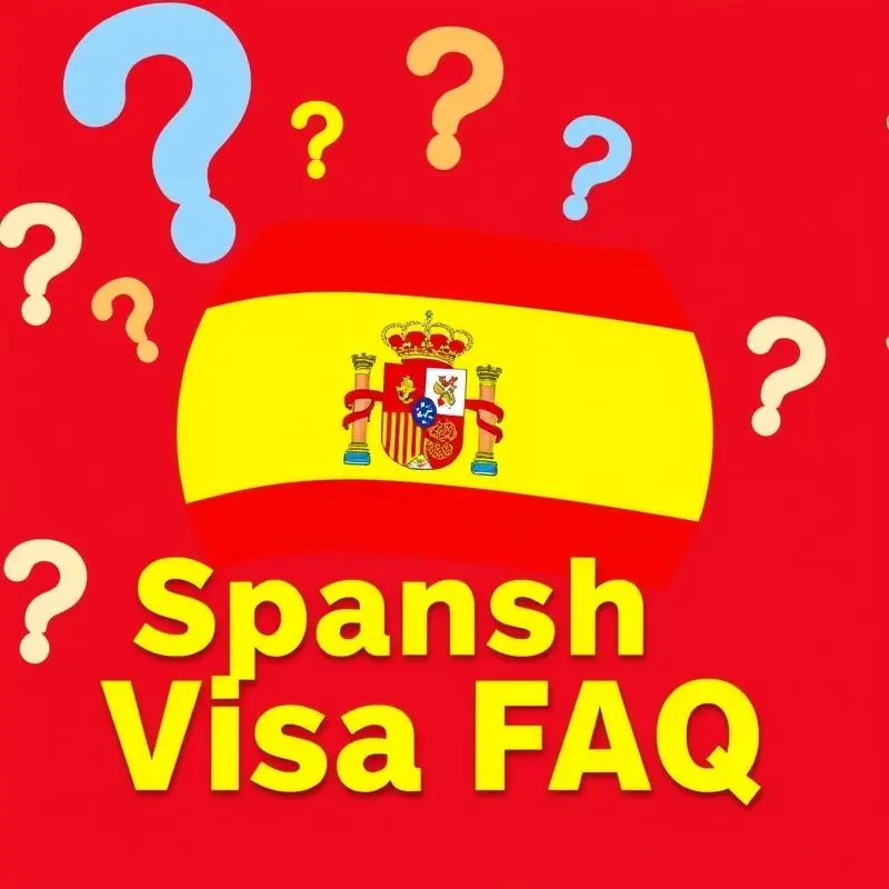 Spanish visa frequently asked questions visual.